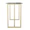 Martha Stewart 23.5 in. D X 47.25 in. W X Glass, Steel, Clear Top/Polished Brass Frame XU-DK-1-GLD-MS - alternate 8